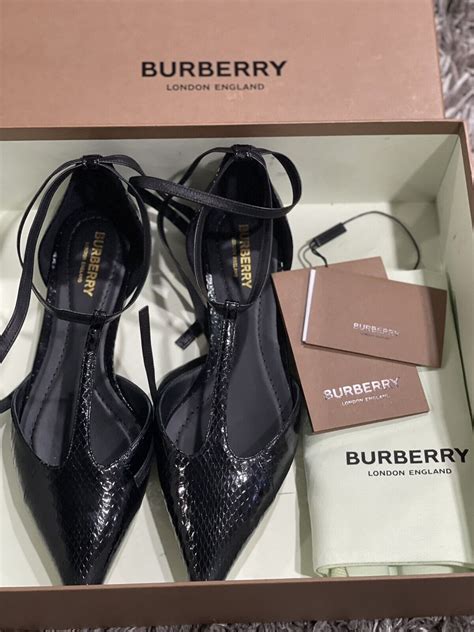 ballerine n33 burberry ebay|Burberry Welton Ballerina Snake Skin Flats Women's Shoes EU .